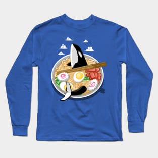 Ramen Killer Whale Long Sleeve T-Shirt